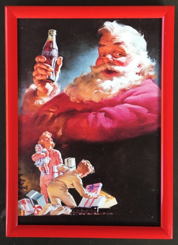 4637-1 € 5,00 coca cola afbeelding kerstman met kinderen 12x18 cm.jpeg
